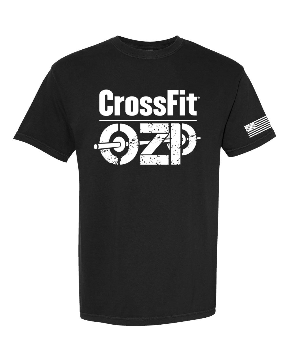 Crossfit Ozone Park OZP Logo Garment-Dyed Heavyweight T-Shirt - 1717