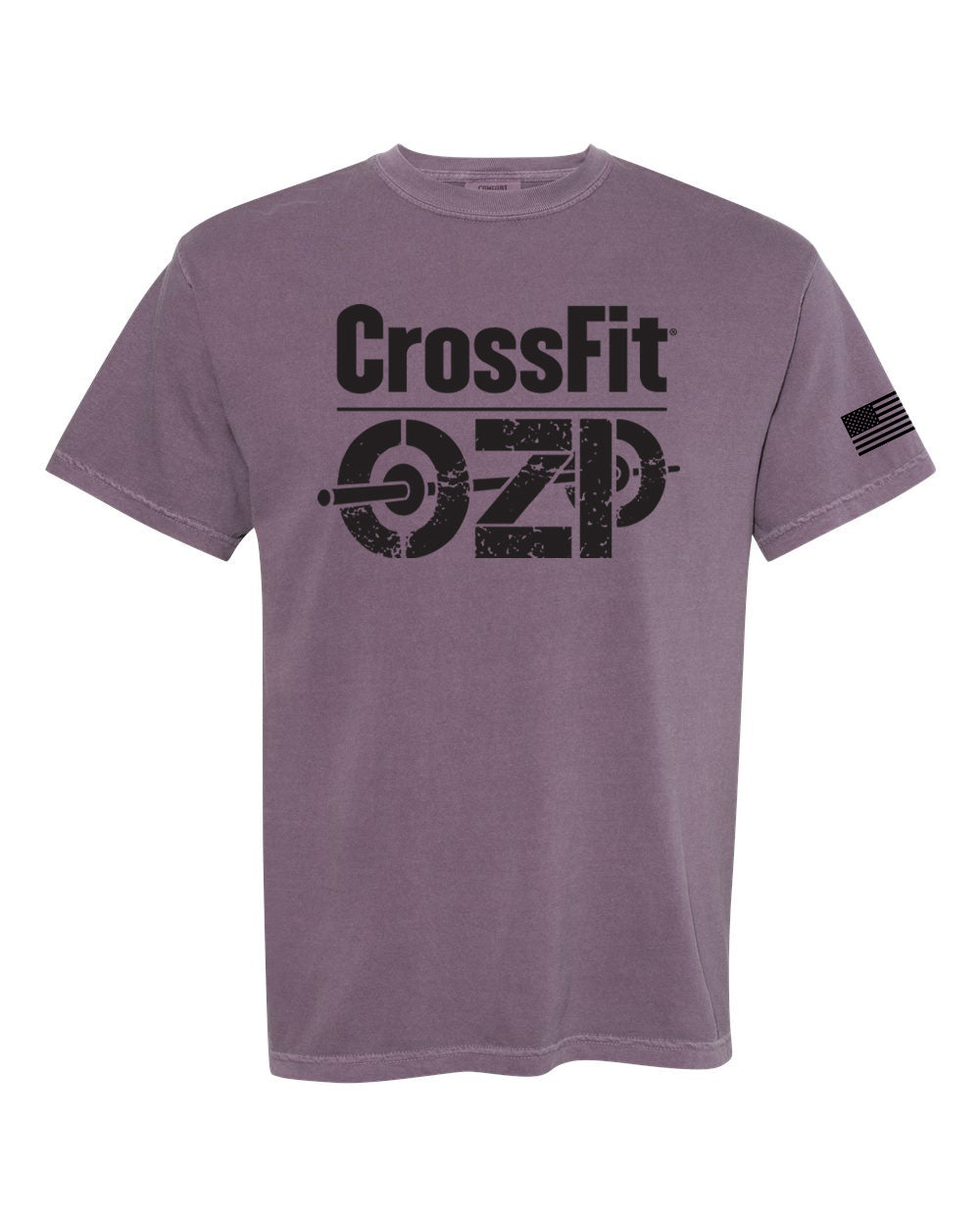 Crossfit Ozone Park OZP Logo Garment-Dyed Heavyweight T-Shirt - 1717