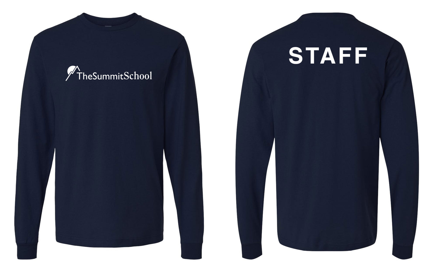 The Summit School Staff Unisex Fine Jersey Long Sleeve T-Shirt - 202LS
