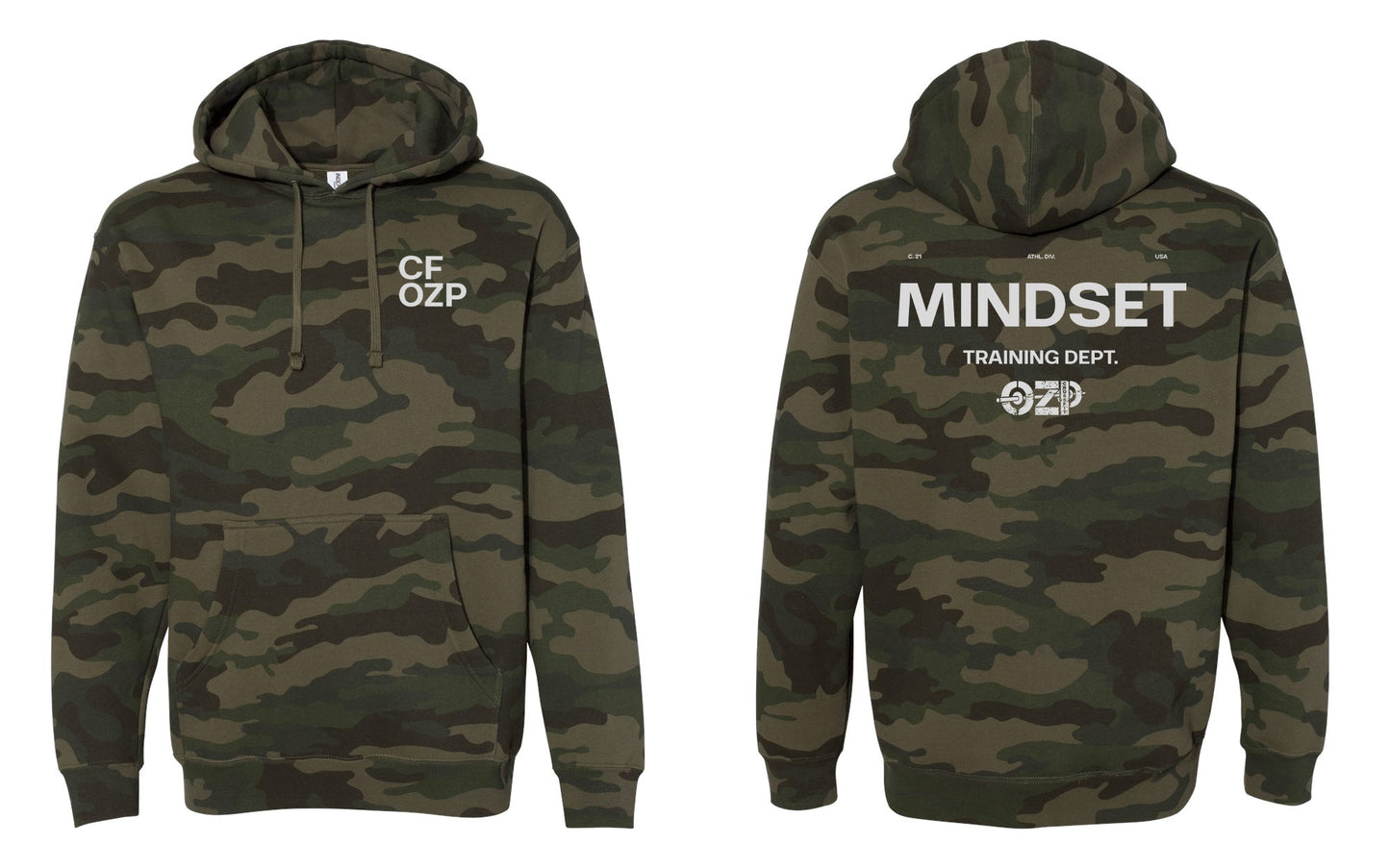 Crossfit Ozone Park OZP - Mindset Training Dept. Heavyweight Pullover Hoodie IND4000