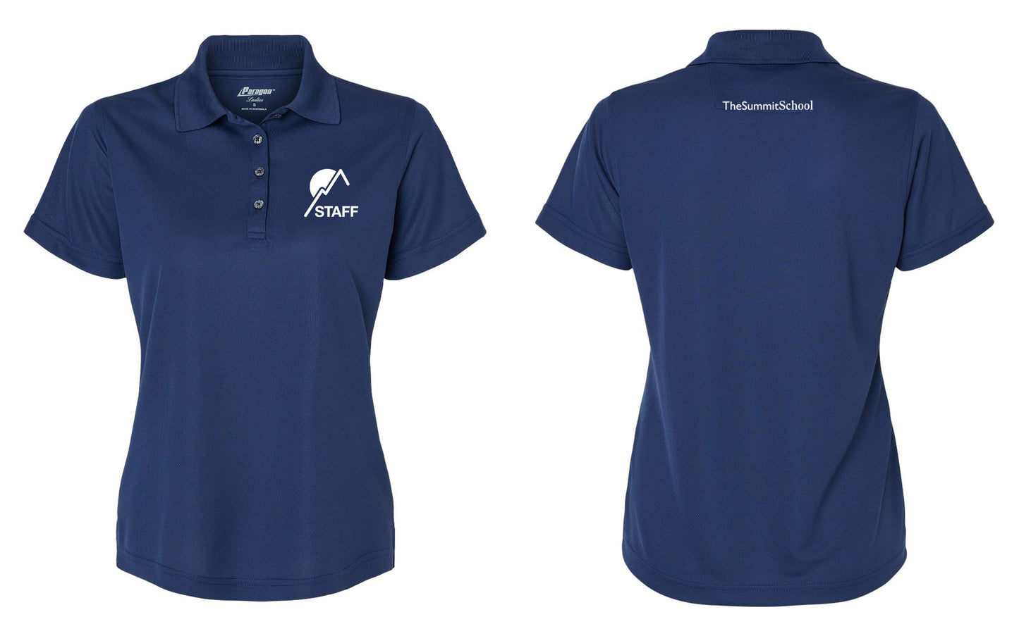 The Summit School Staff Logo Women's Saratoga Performance Mini Mesh Polo - 104