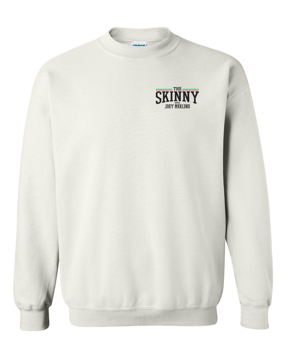 The Skinny Italian Flag Logo Left Chest Print