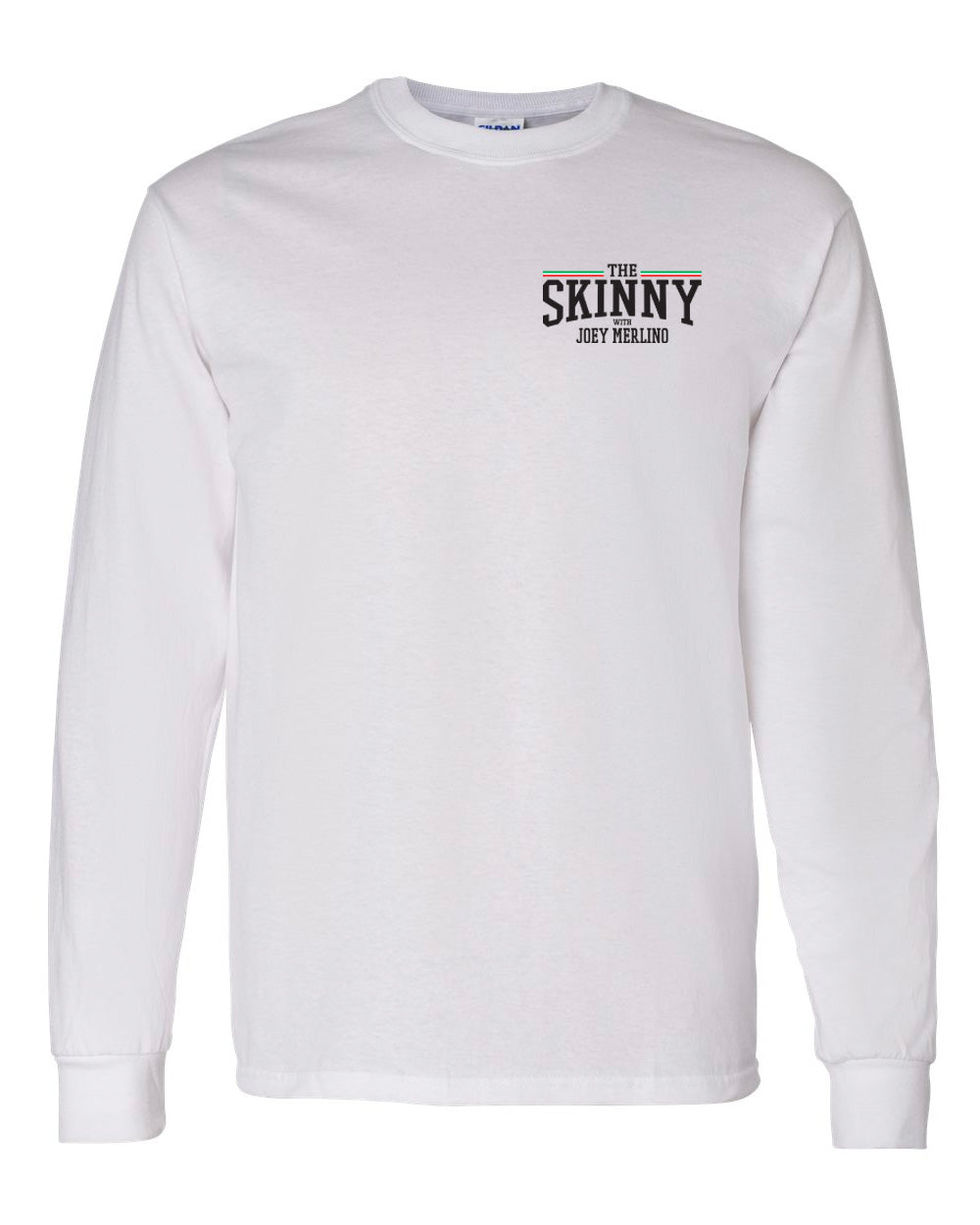 The Skinny Italian Flag Logo Left Chest Print