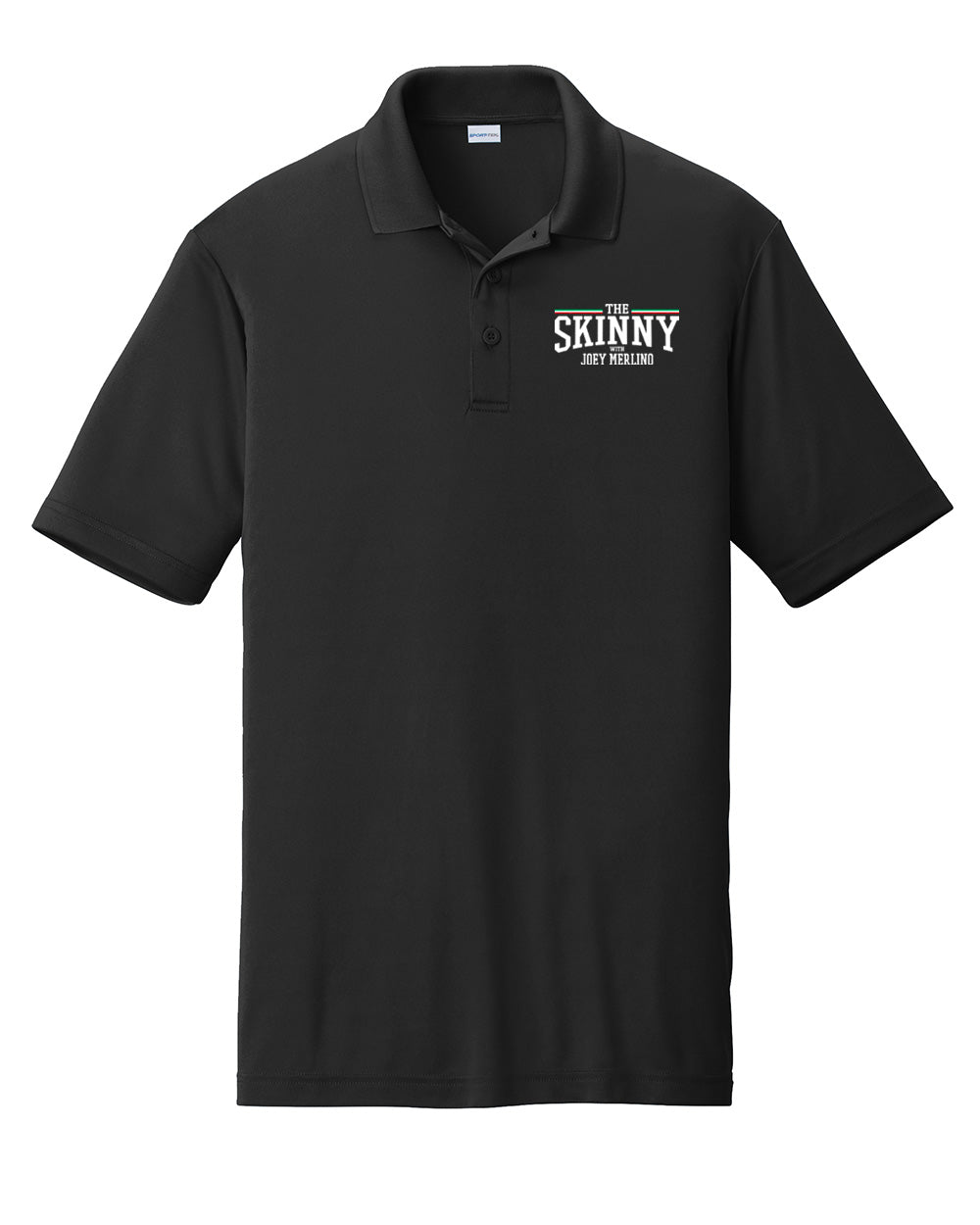 The Skinny Italian Flag Logo Left Chest Print