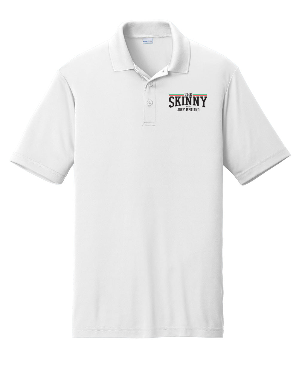 The Skinny Italian Flag Logo Left Chest Print