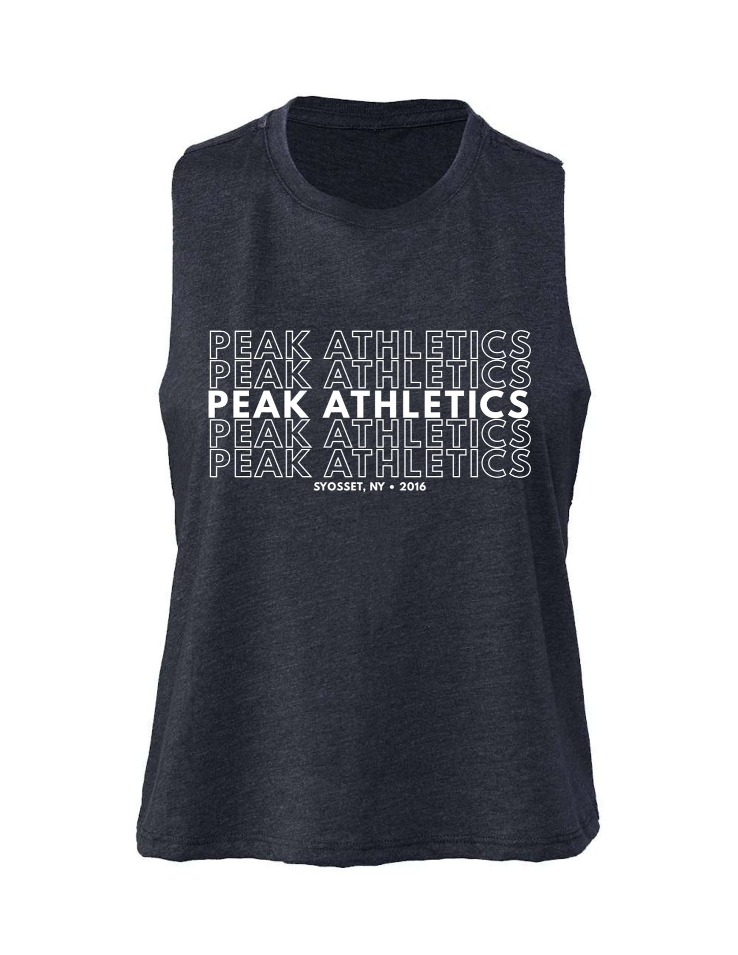Peak 180 Caps Lock Women's Racerback Crop Tank - 6682