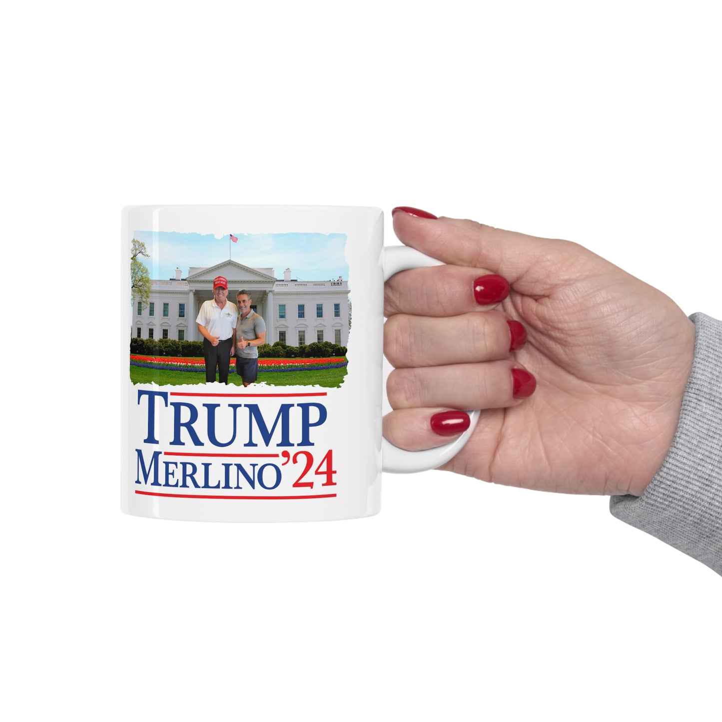 The Skinny Trump Merlino '24 Ceramic Mug 11oz