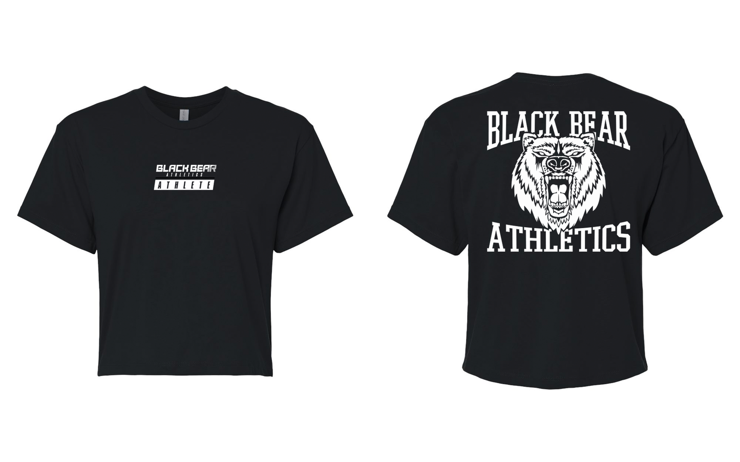 Black Bear Athletics Hyrox Women's Crop Top - 1580 Black