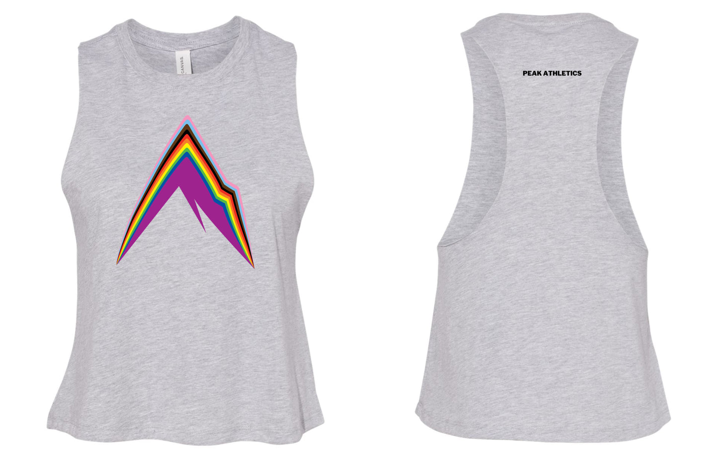 Peak 180 Rainbow Ladies Muscle Tank 6682