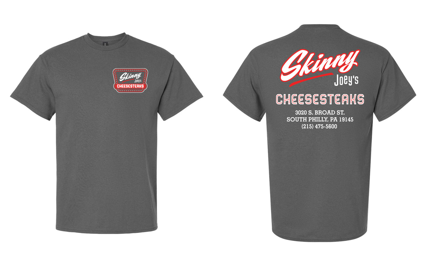 Skinny Joey’s Cheesesteaks Tee & Hoodie – South Philly Staple