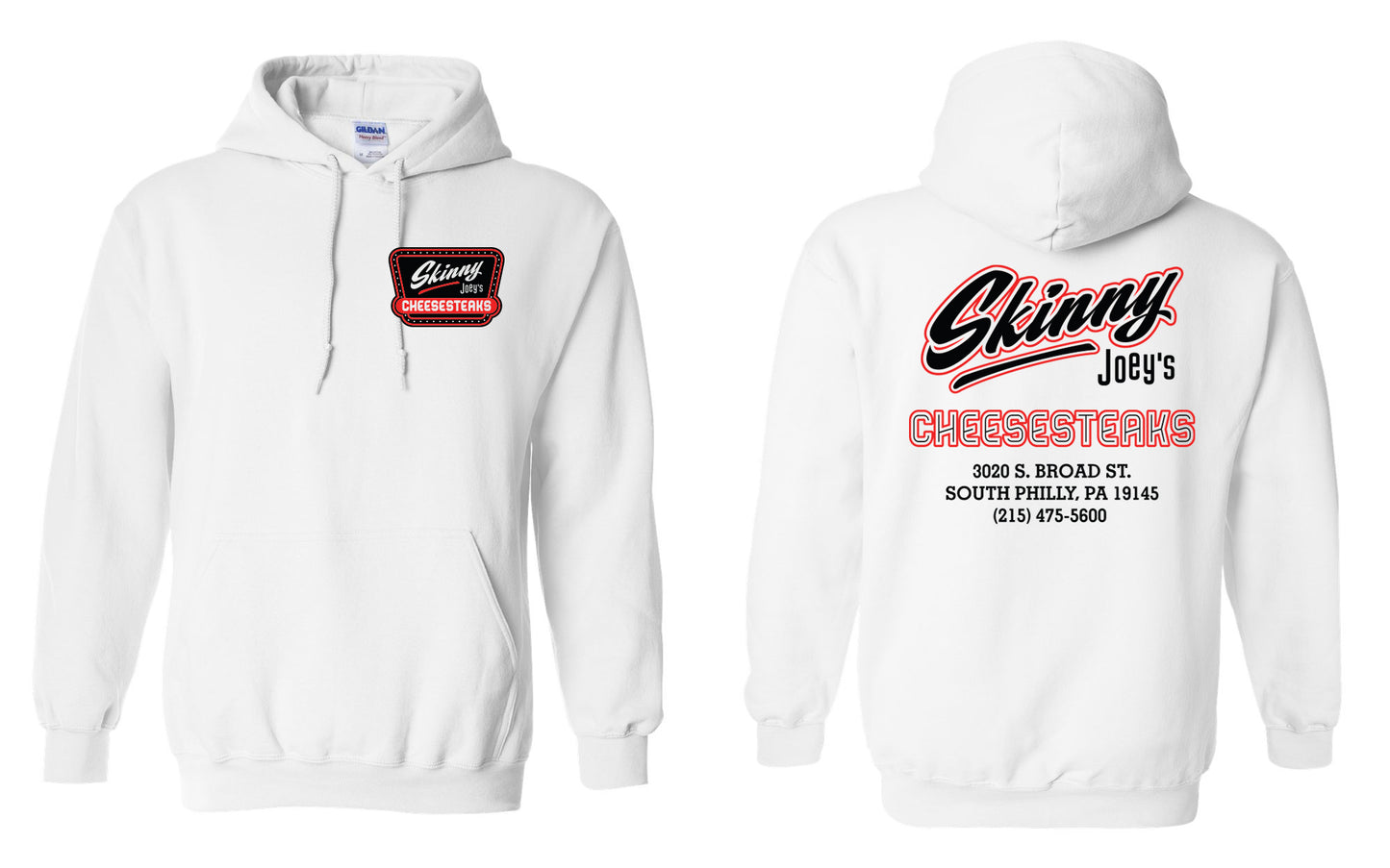 Skinny Joey’s Cheesesteaks Tee/Hoodie – South Philly Staple