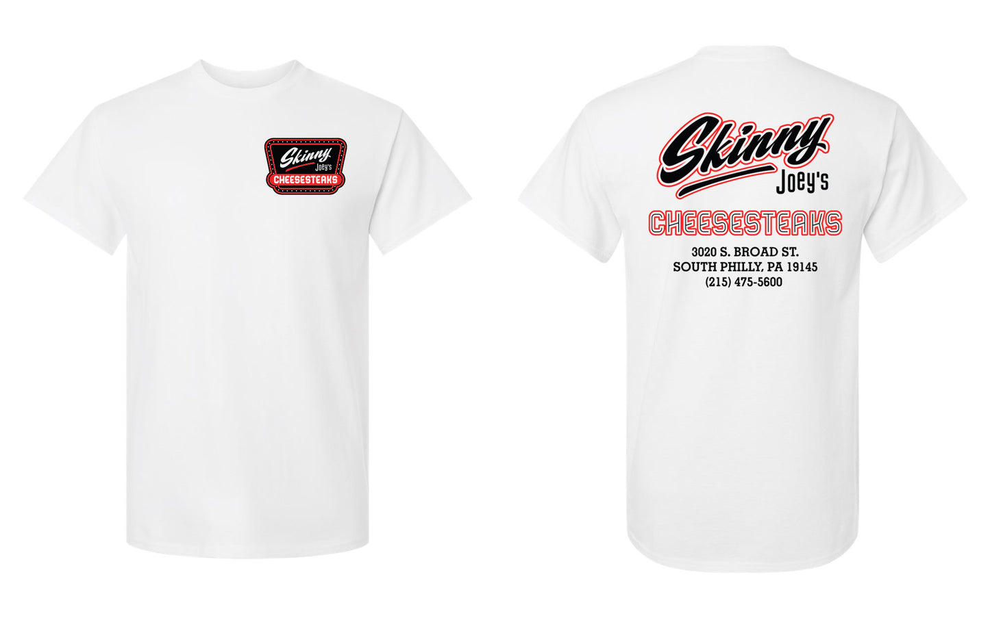Skinny Joey’s Cheesesteaks Tee & Hoodie – South Philly Staple