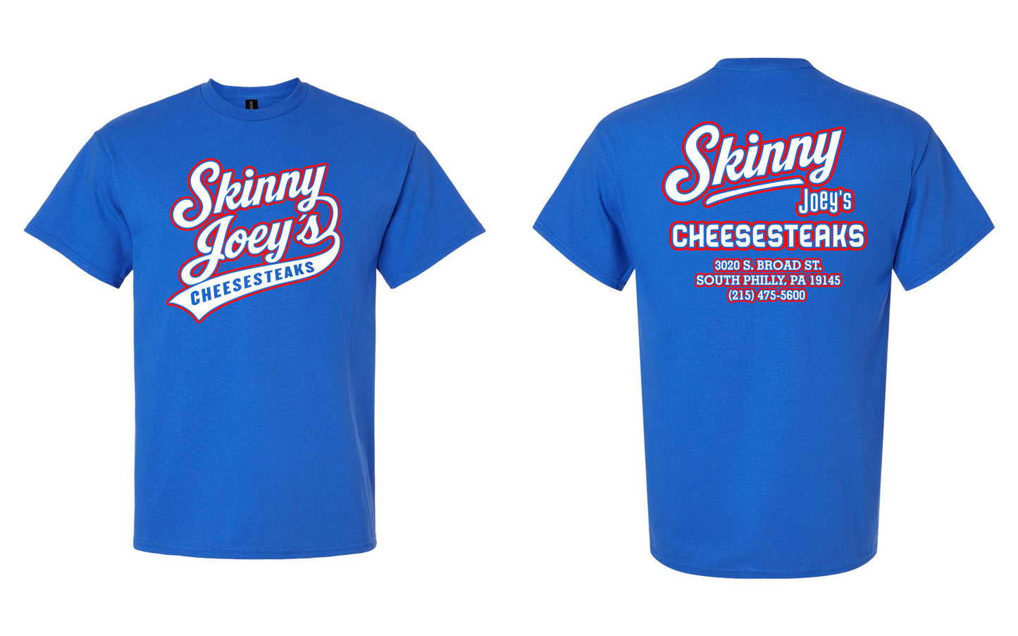Skinny Joey's Cheesesteaks Philly Basketball Clothing