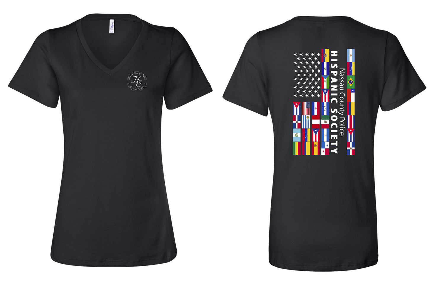 Nassau County Police Hispanic Society Ladies V-Neck