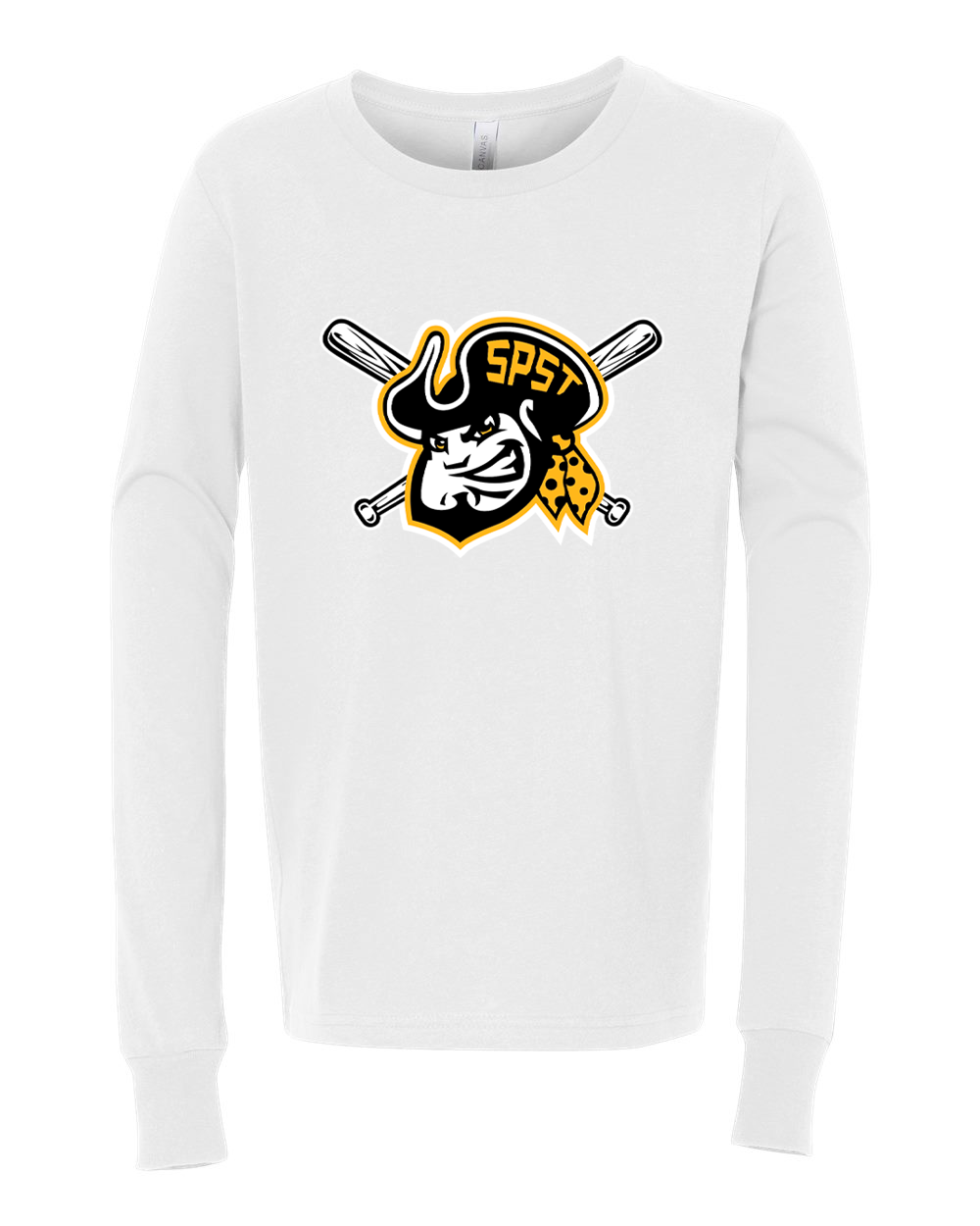 SPST Pirate Youth Jersey Long Sleeve Tee - 3501Y