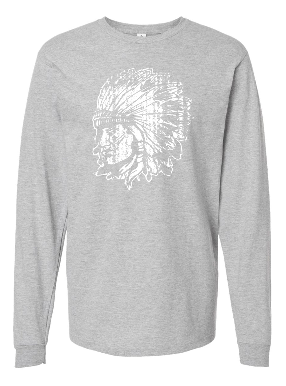 Adult Bellmore Braves Indian Head Long Sleeve Tees