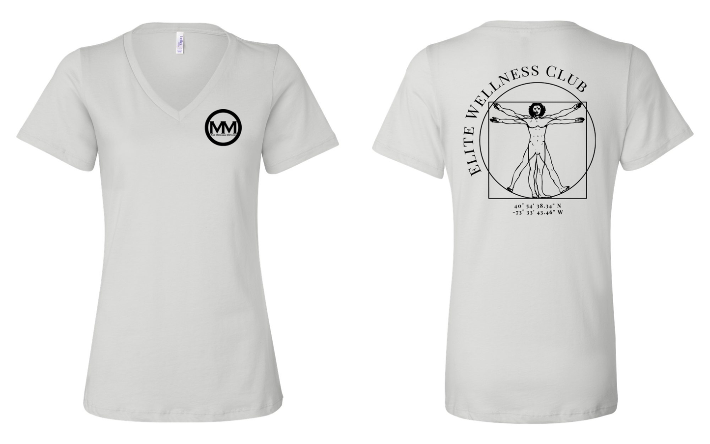The Merkaba Method Women's V-Neck 6405 White