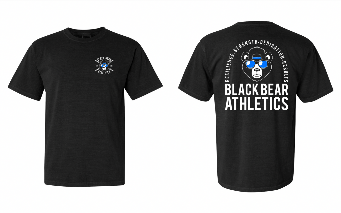 Black Bear Athletics Resilience-Strength-Dedication-Results Tee 1717