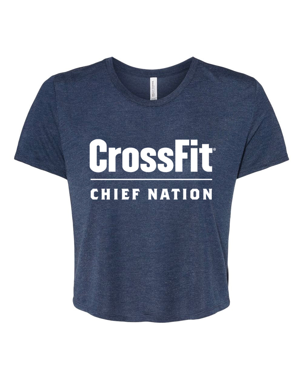 Crossfit Chief Nation Logo Women’s Flowy Crop Tee - 8882