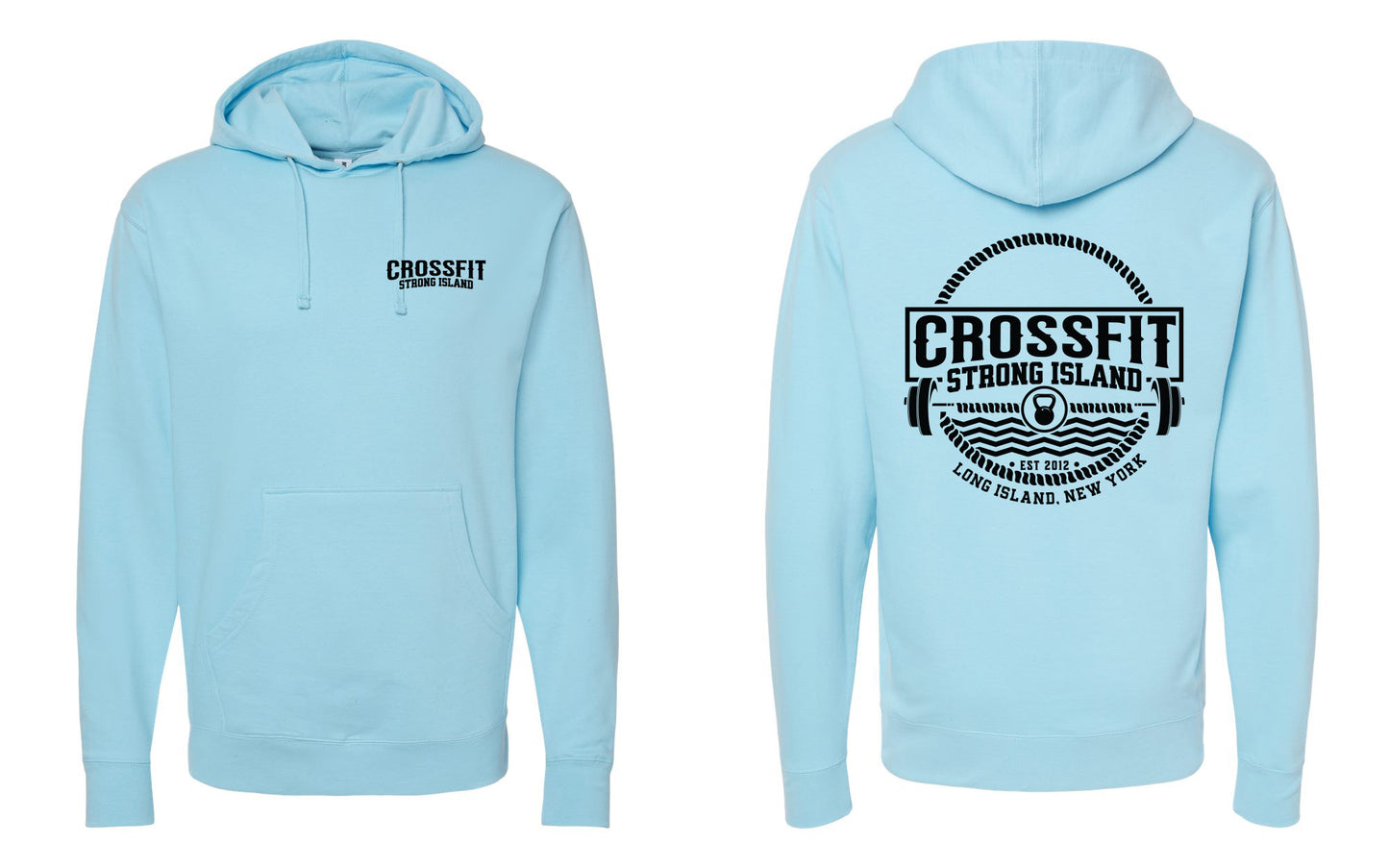 CrossFit Strong Island Nautical Design Unisex Midweight Hood SS4500