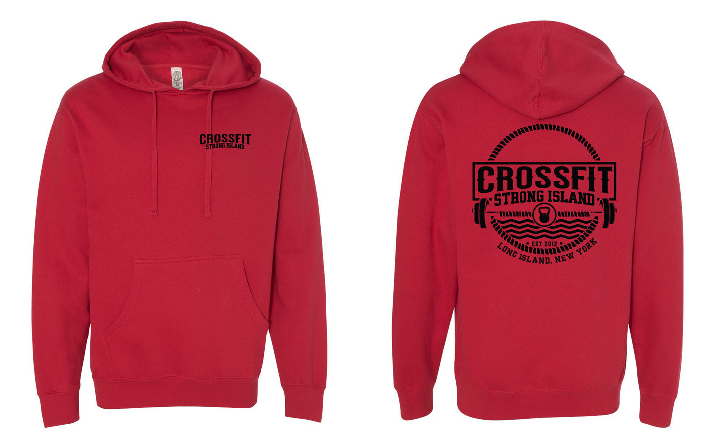 CrossFit Strong Island Nautical Design Unisex Midweight Hood SS4500