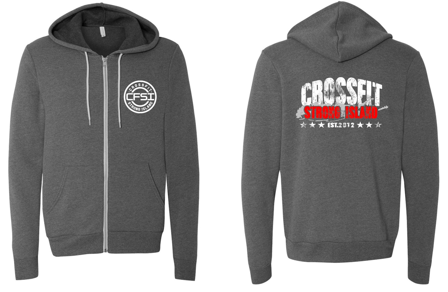 CrossFit Strong Island YOUTH Unisex Zip Hood 3739