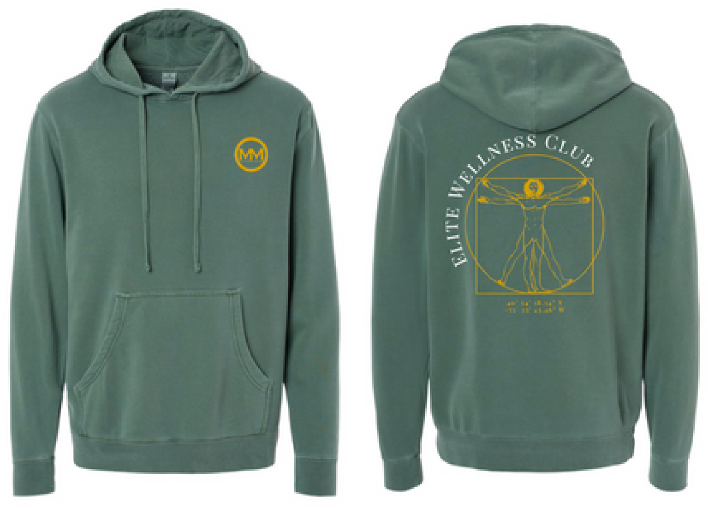 The Merkaba Method Hoodie PRM4500 Alpine Green