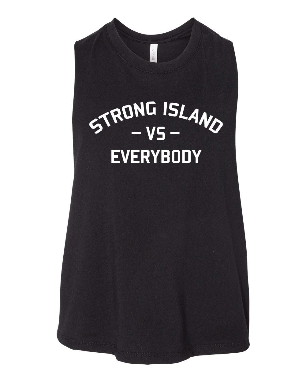 CrossFit Strong Island Vs. Everybody Ladies Cropped Tank 6682