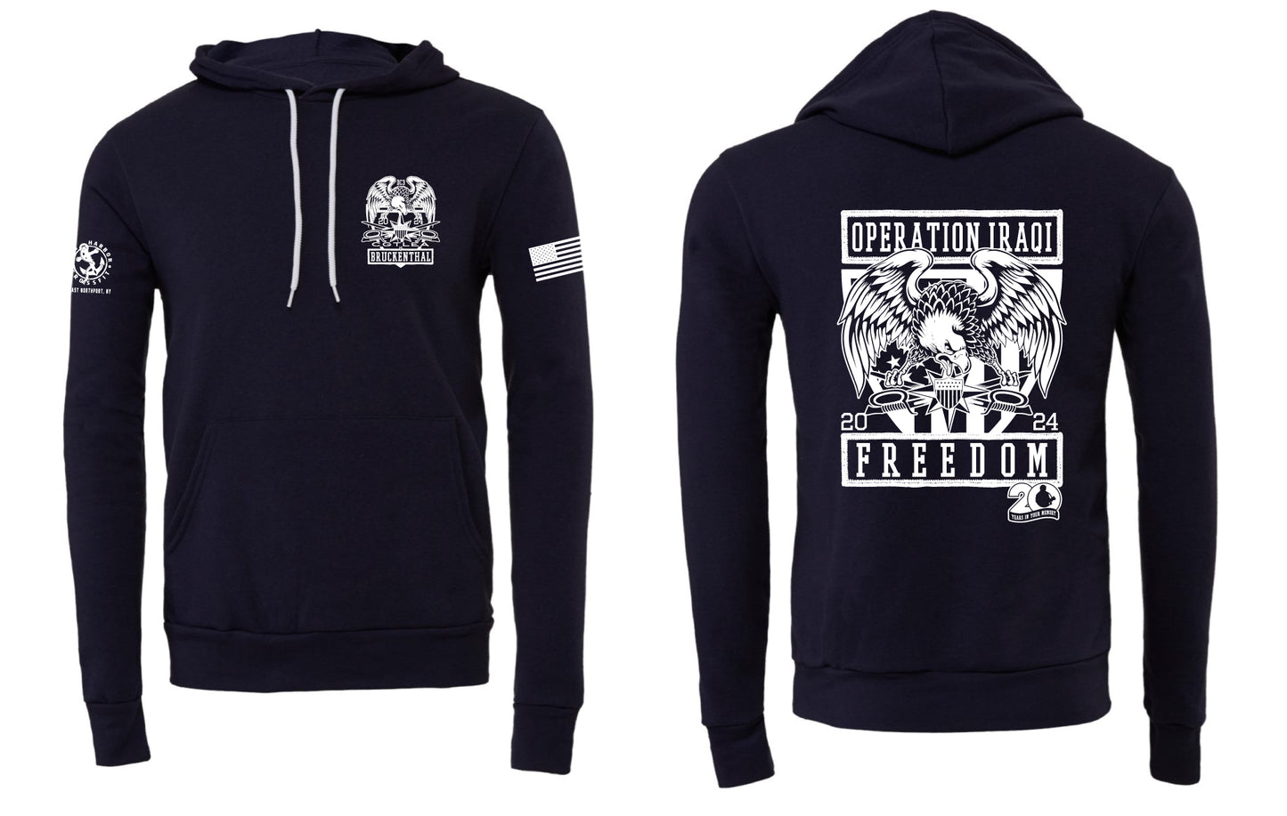 Nate Bruck Iraqi Freedom Hood 3719 Navy