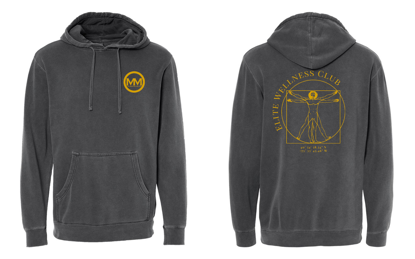The Merkaba Method Hoodie PRM4500 Pigment Black