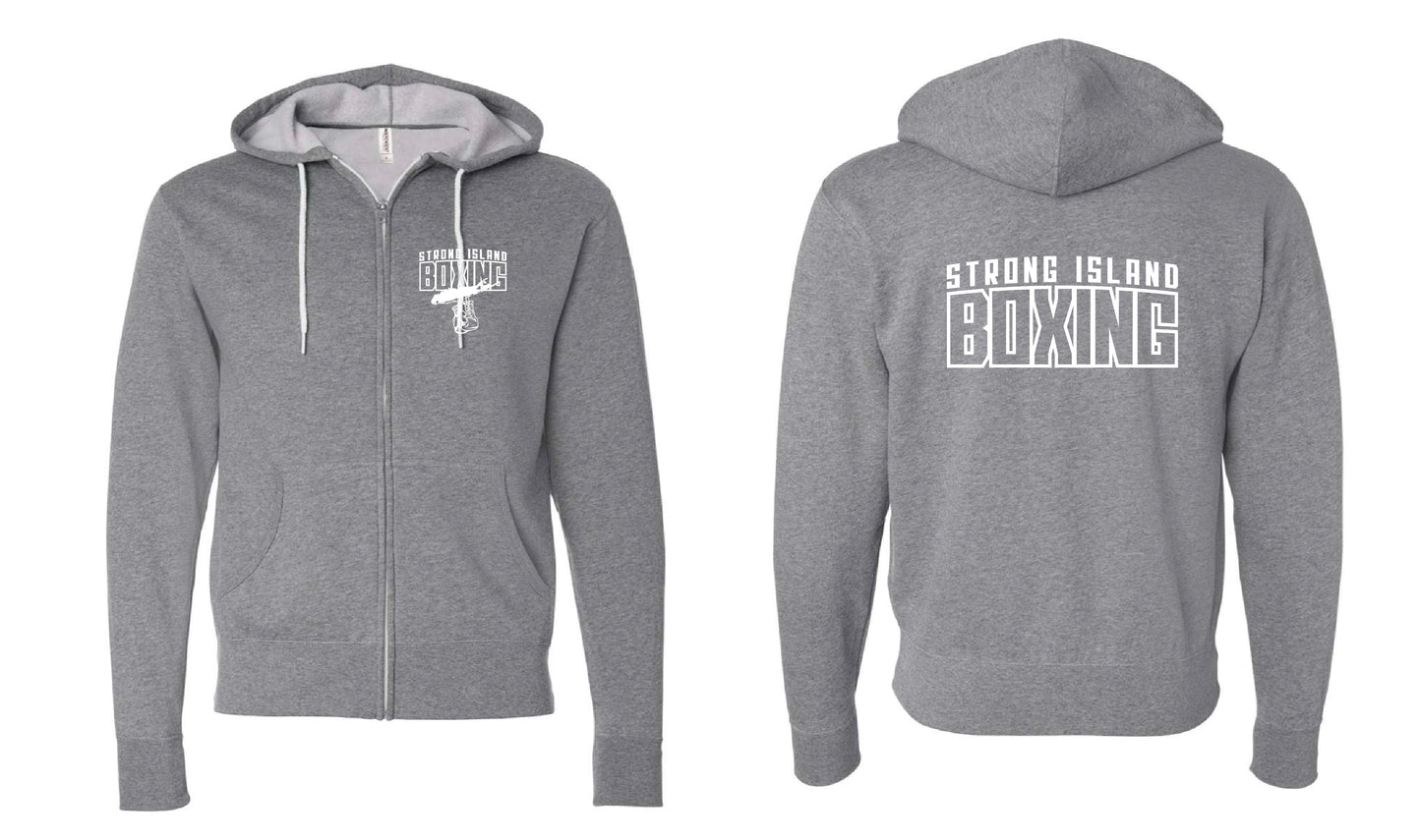 Strong Island Boxing Zip Up Hoodie AFX90UNZ