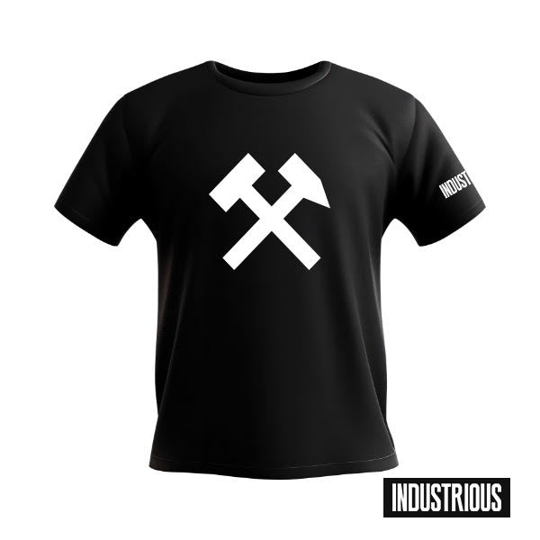 Industrious Black Tee