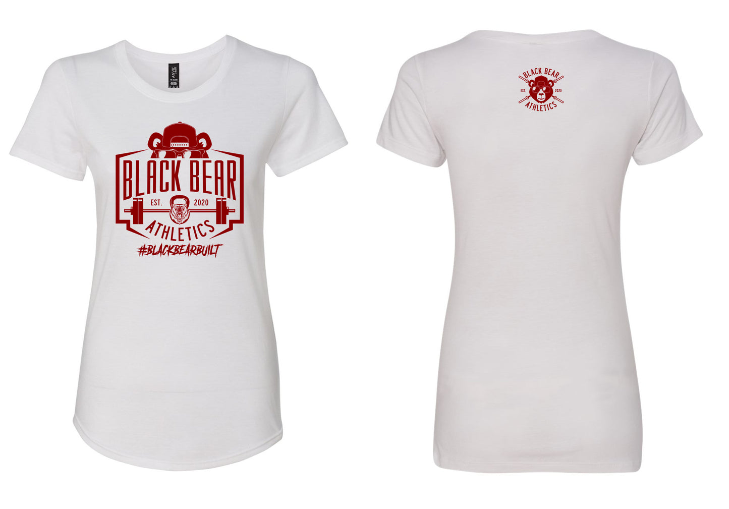 Black Bear Athletics Athletes Bear Ladies Tee-8413