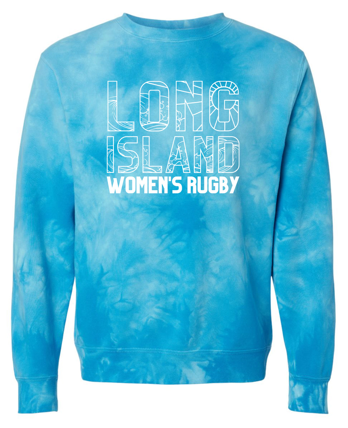 Women's Rugby Long Island Tie Dye Pullover