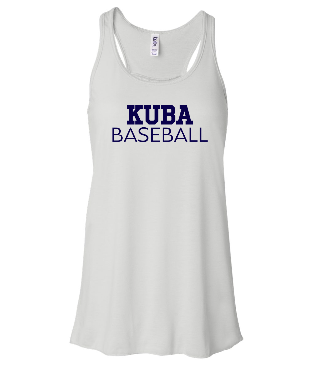 KUBA Baseball Ladies Flowy Racerback Tank 8800