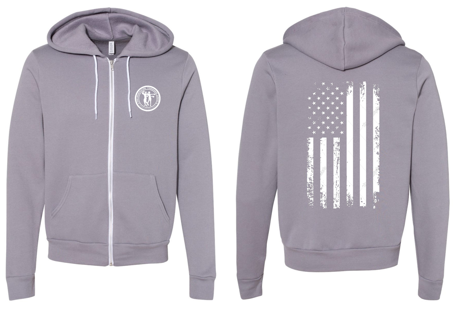Mr. America's Fitness Zip Up Hoodies 3739
