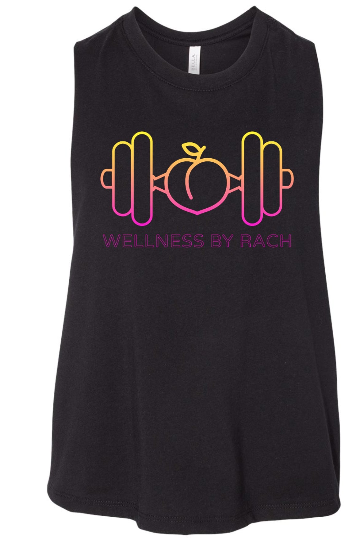 Wellness By Rachael Ladies Cropped Tank 6682