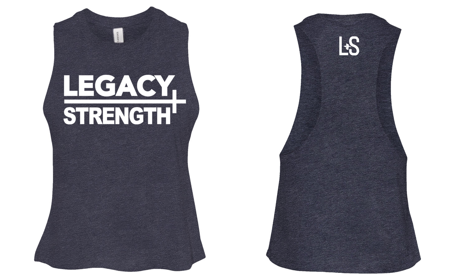 Legacy + Strength Ladies Cropped Muscle 6682