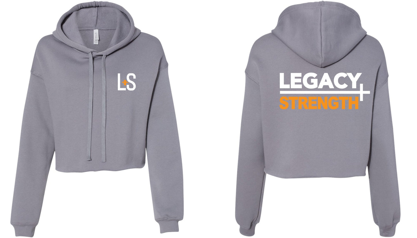 Legacy + Strength Ladies Cropped Hoodie 7502
