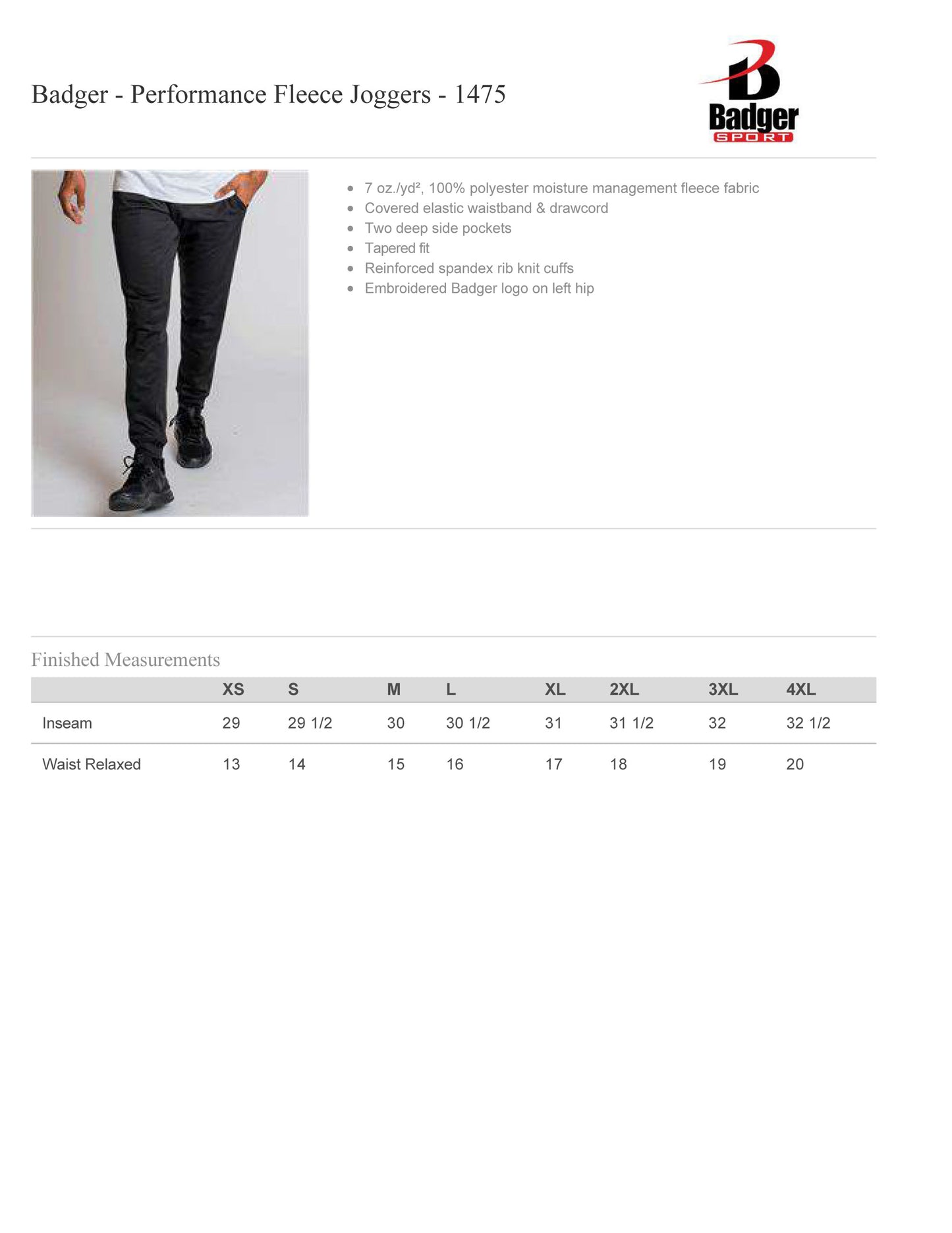 Land Shark Endurance Polyester Joggers 1475