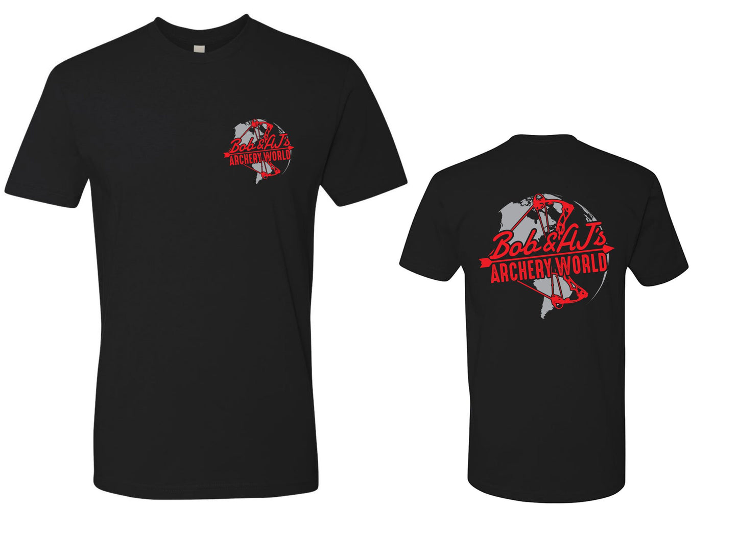 Bob And AJ Archery Men's Tee Red and Gray