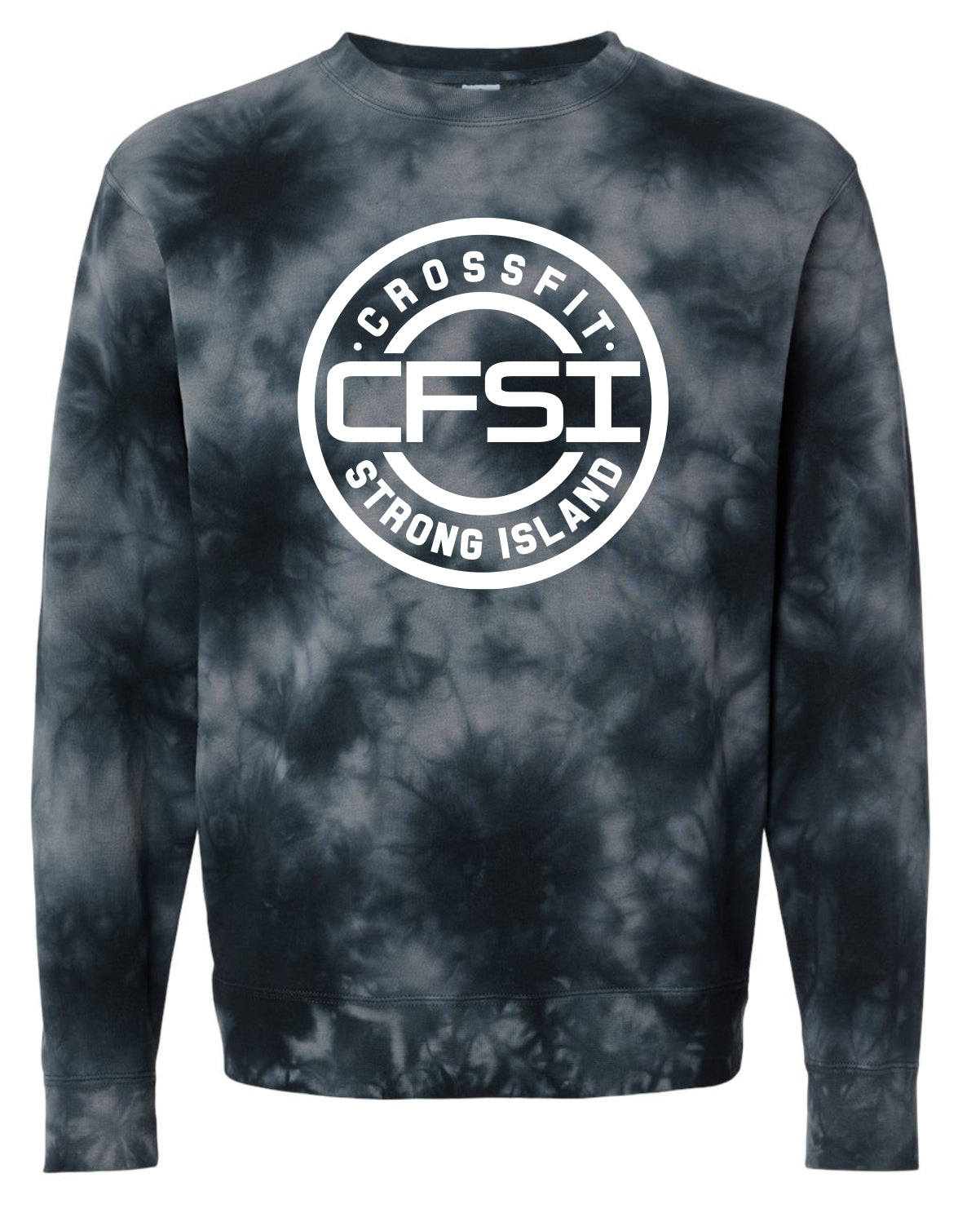 CrossFit Strong Island Tie Dye Crewneck PRM3500TD