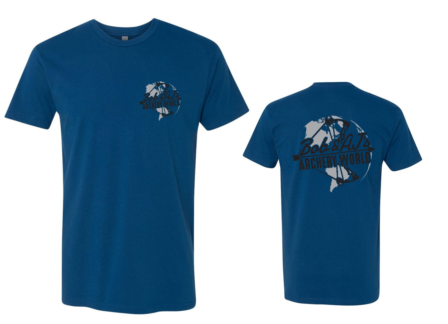 Bob And AJ Archery Men's Tee Black and Gray