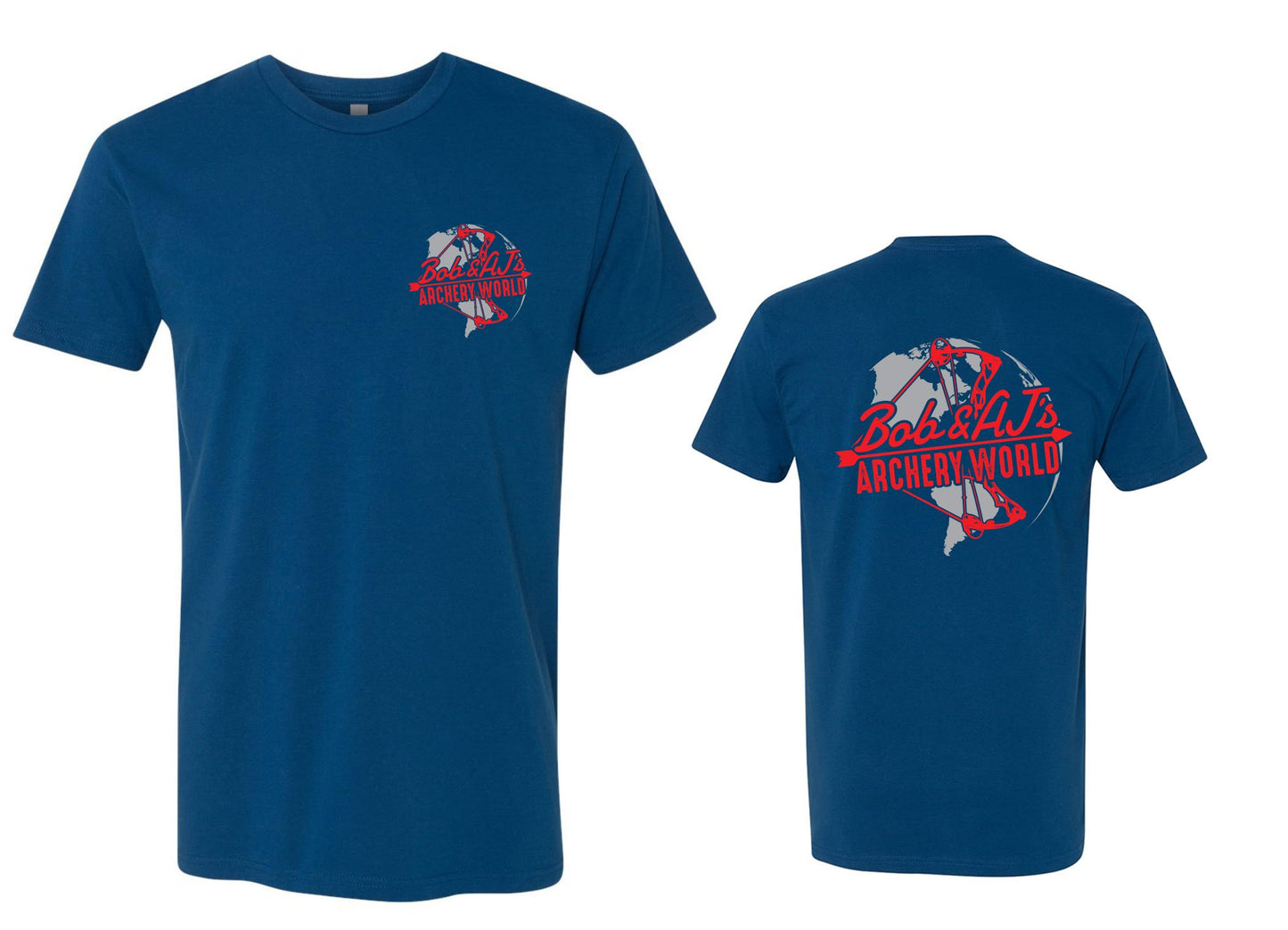 Bob And AJ Archery Men's Tee Red and Gray