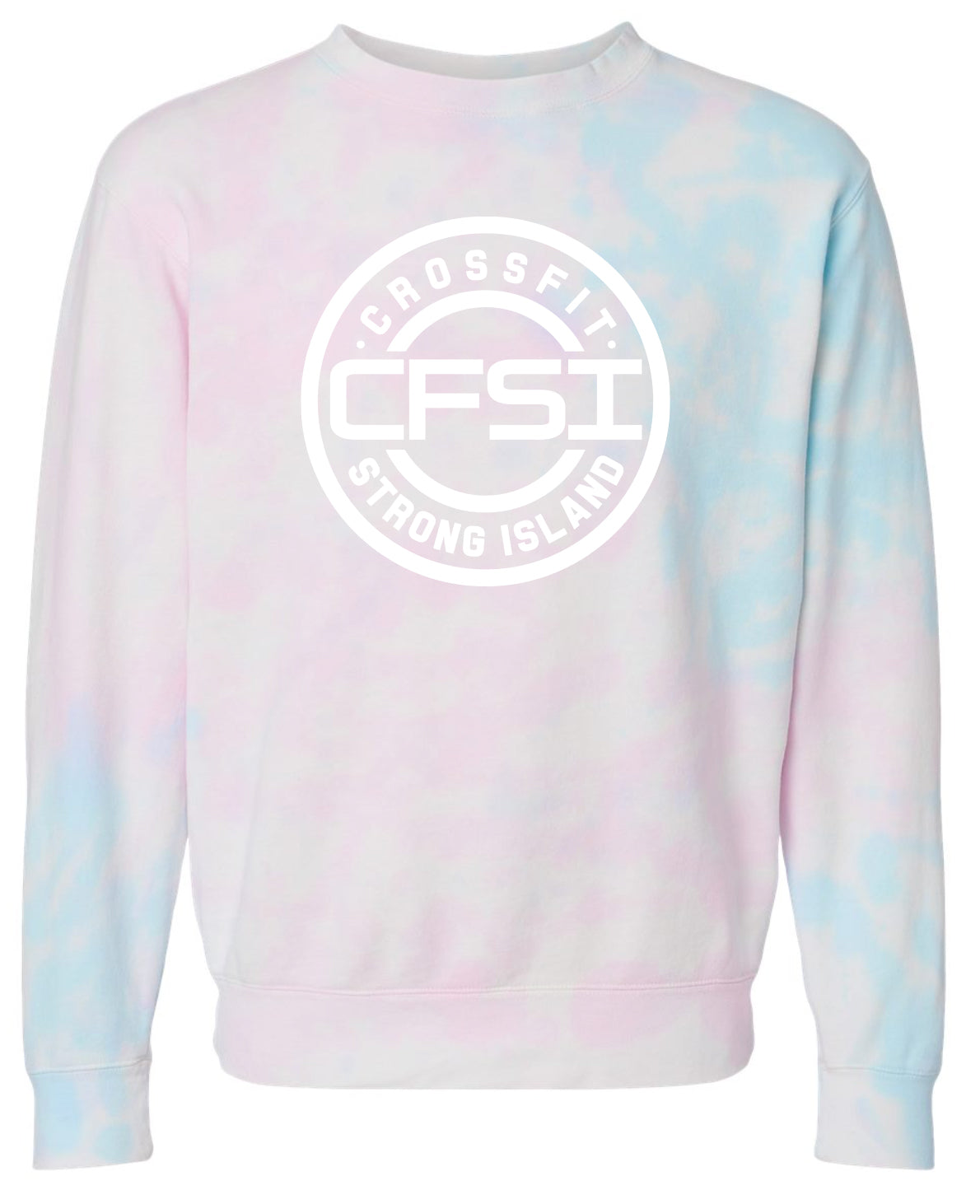 CrossFit Strong Island Tie Dye Crewneck PRM3500TD