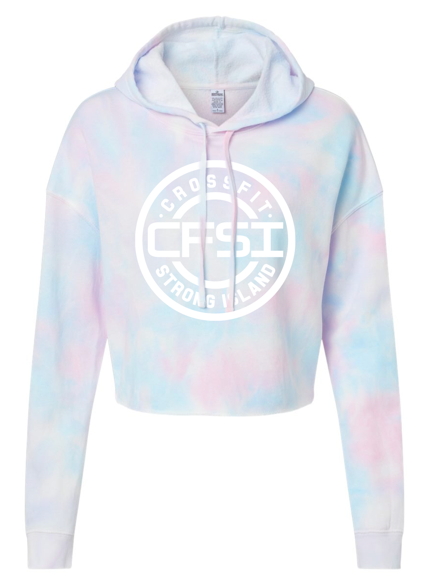 CrossFit Strong Island Cropped Ladies Hood CFSI Circle 7502