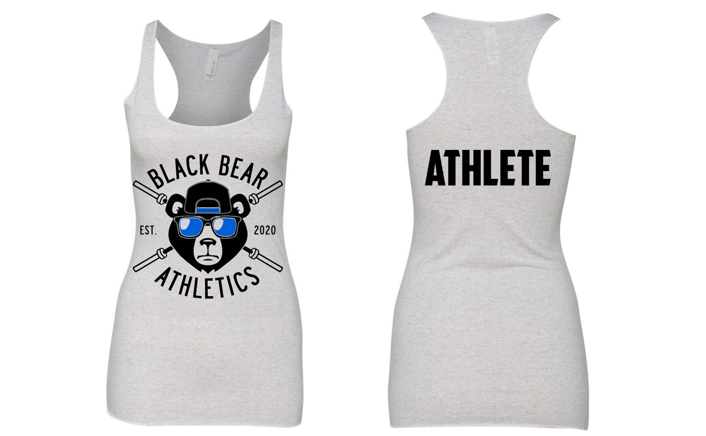 Ladies Racerback Black Bear Athletics 8430