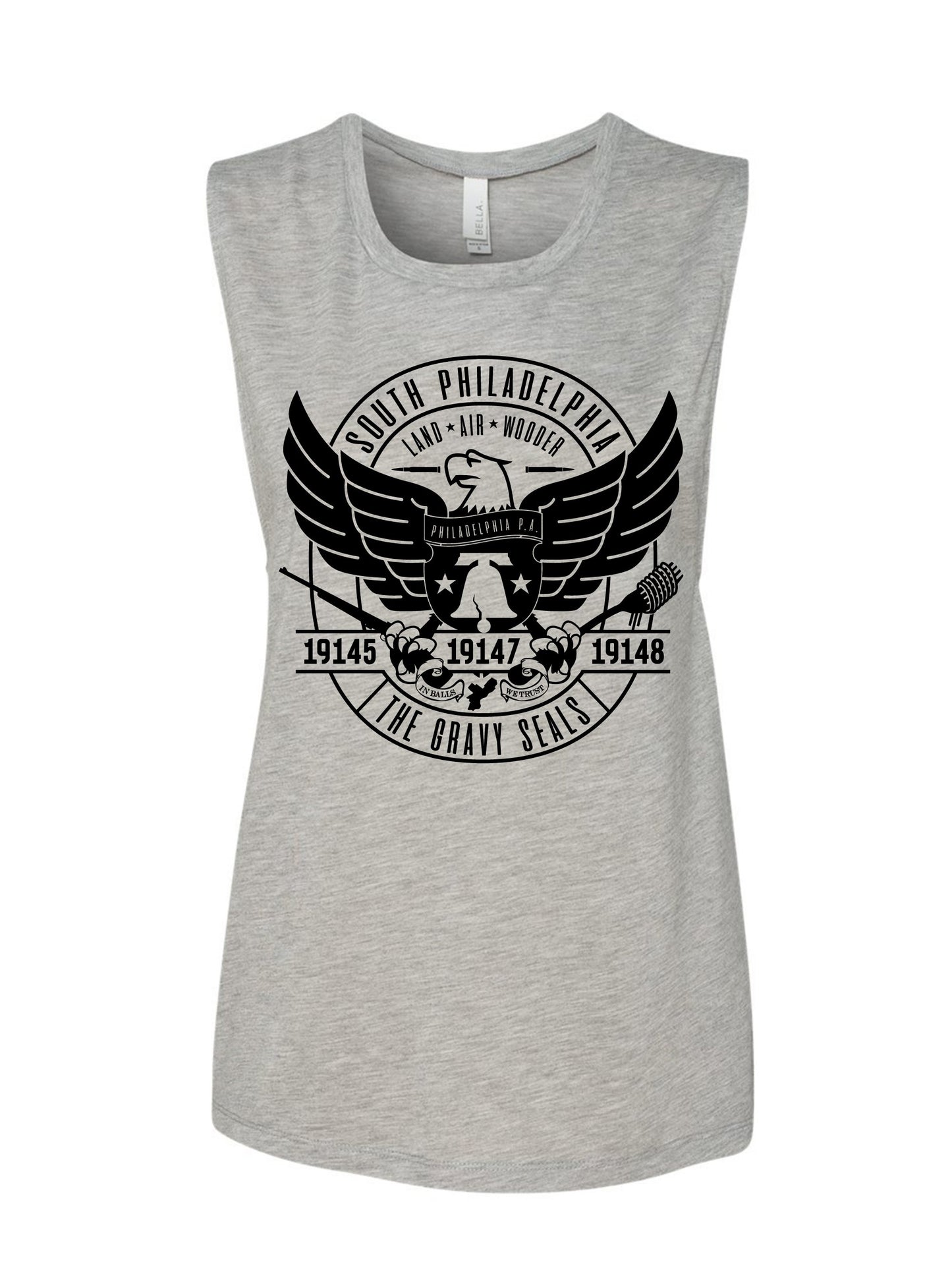 Philadelphia Gravy Seals Ladies Muscle Tank
