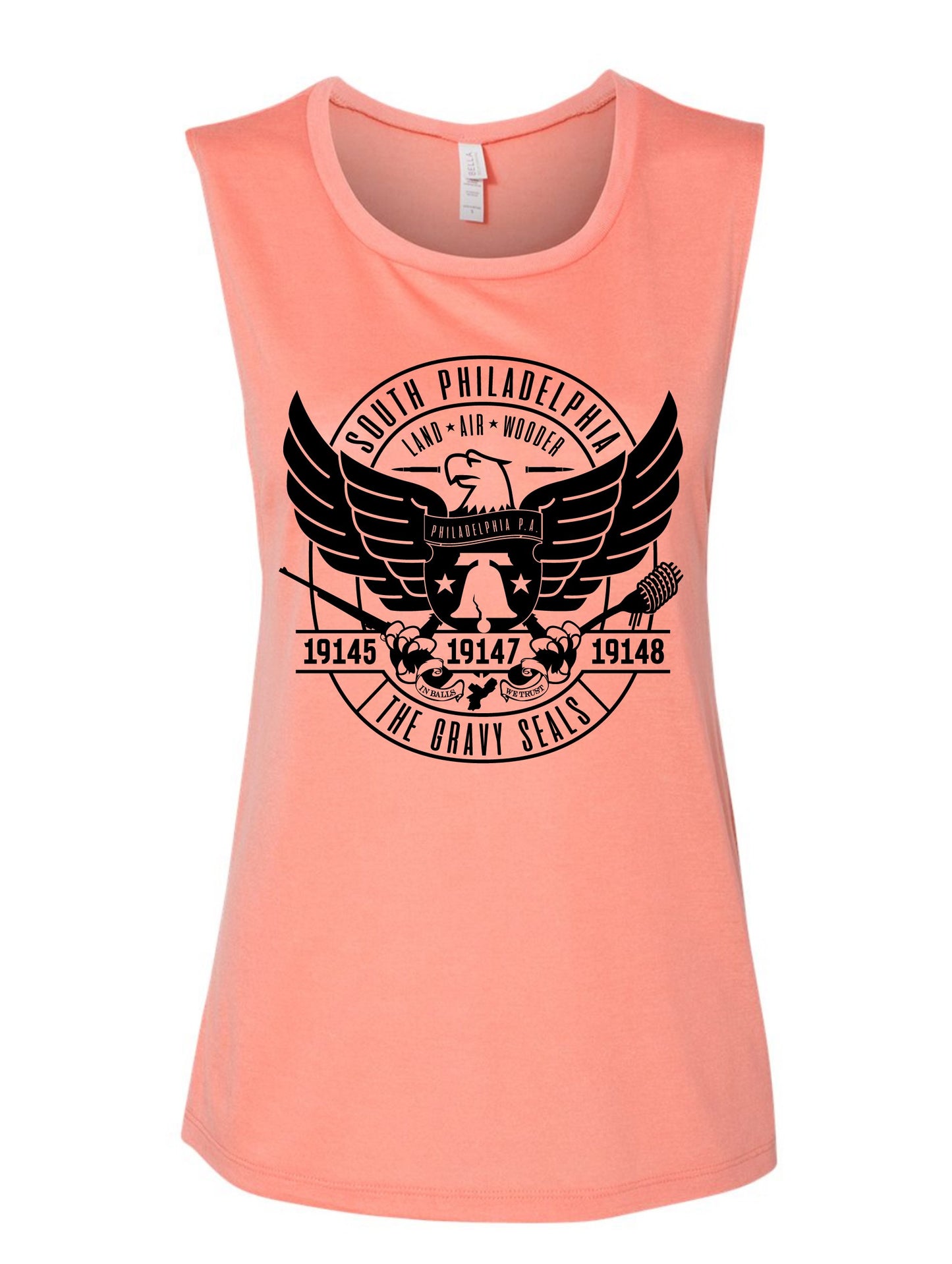 Philadelphia Gravy Seals Ladies Muscle Tank