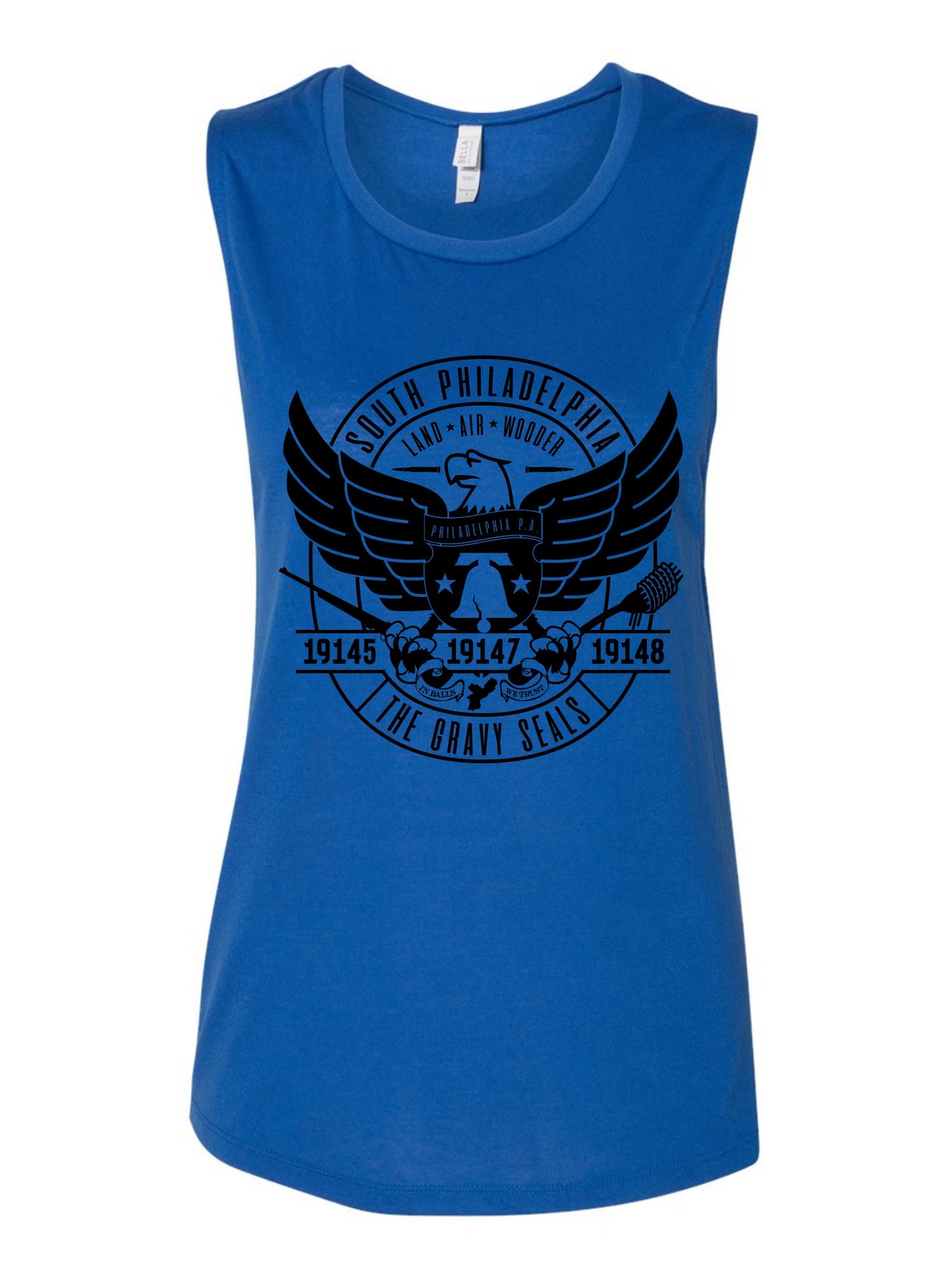 Philadelphia Gravy Seals Ladies Muscle Tank